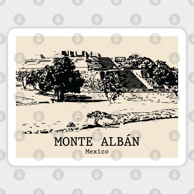 Monte Albán - Mexico Magnet by Lakeric